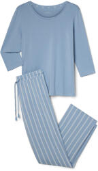 Tchibo - Női 3/4-es ujjú pizsama - nő - méret S 36/38 - kék/csíkos