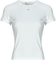 Tommy Jeans Tricouri mânecă scurtă Femei TJW SLIM ESSENTIAL RIB SS Tommy Jeans Alb EU S