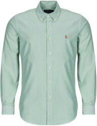Ralph Lauren Cămăsi mânecă lungă Bărbați CHEMISE COUPE DROITE EN OXFORD Polo Ralph Lauren verde EU XXL