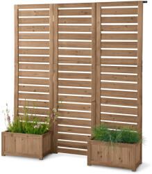 Tchibo - Flexibilis paraván növényládákkal - barna