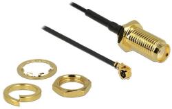 Delock SMA -> MHF/U. FL M/F antenna kábel 0.07m fekete (89433) (89433)