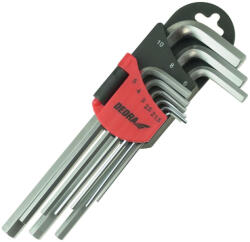 Dedra Hosszú imbuszkulcsok 1.5-10mm készlet 9db, CRV DEDRA (06F201)