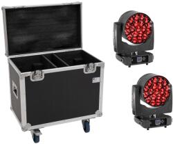  EUROLITE Set 2x LED TMH-H380 Beam/Wash/Flower Effect + Flightcase with wheels (20001066)