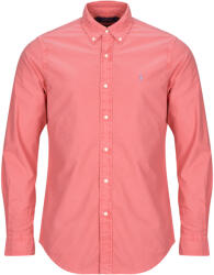 Ralph Lauren Cămăsi mânecă lungă Bărbați CHEMISE DROITE CUSTOM EN OXFORD LEGER Polo Ralph Lauren roșu EU M