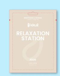 kkul Mască pentru față cu extract de orez Relaxation Station Rice Sheet Mask - 25 ml / 1 buc Masca de fata