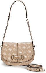 GUESS Genți Banduliere Femei CARRIE LOGO FLAP SHOULDER BAG Guess Bej Unic