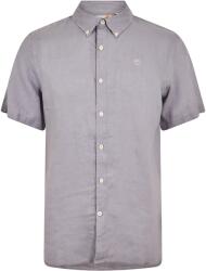 Timberland Риза с къс ръкав Timberland Men's Linen Short Sleeve Oxford Shirt - Quicksilver Yd
