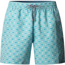 Faconnable Бански гащета Façonnable Birdie swimming shorts - Blue (Fanfare Green)