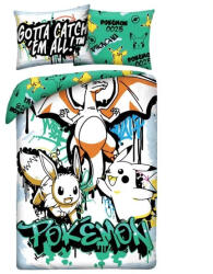 Halentex Pokemon ágyneműhuzat szett - Gotta Catch'em all