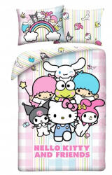 Halantex Hello Kitty ágyneműhuzat szett - Friends