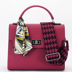 Flora&Co Paris Geanta medie rosie FLORACo F9001 14 (F9001ROUGEFONCEE)