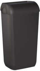 Mar Plast falra is szerelhető szemetes fedéllel 23 L fekete
