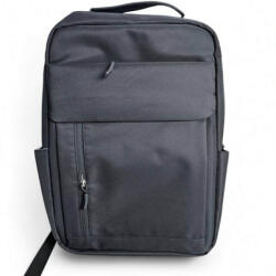 Plazabox Laptop hátizsák fekete elegáns kézipoggyász bővíthető (rh-1179-black)