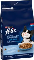 FELIX Duplán finom száraztáp - Senior, baromfi - 4 kg