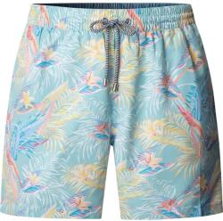 Faconnable Бански гащета Façonnable Tropical swimming shorts - Blue (Fanfare Green)
