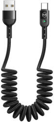 Xmart USB Type-C кабел Xmart Spiral, 1.8м, Черен (9103)