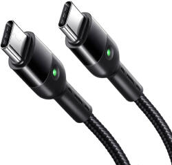 Xmart USB-C към USB-C кабел Xmart Spiral, до 1.8м, Черен (20576)