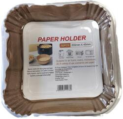 Enger Air fryer sütőpapír szögletes- 20X20cm - 50db/doboz