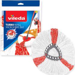 Vileda Turbo 2in1 utántöltő fej - fehér - piros