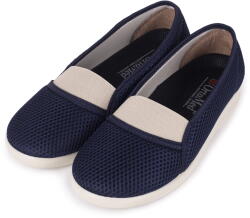 Vlnka Női kényelmi ortopéd balerina cipő, kék felnőtt cipő méret 39