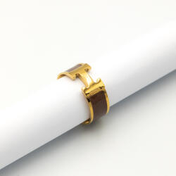 ElectraStore Inel Hermina Cappuccino Placat Cu Aur Galben (C44502)
