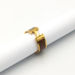 ElectraStore Inel Hermina Cappuccino Placat Cu Aur Galben (C44501)