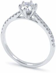 White & Black 0, 81 karátos gyémánt eljegyzési gyűrű - GIA (AU14339)