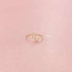 Pink Dream Beauty Loopi - arany színű gyűrű