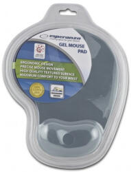 Esperanza Egérpad csuklótámasszal, géltöltésű, Esperanza szürke - papirx