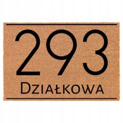 TabPrint Lábtörlő Bejárati Kókusz Bézs Lakóhely: Utca És Szám (MIEJSCE ZAMIESZKANIA: ULICA I NUMER)