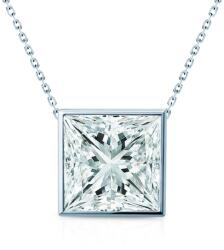 SAVICKI Colier aur alb 585 diamant alb de laborator 1 ct 42 cm - savicki - 7 124,00 RON