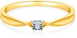 SAVICKI Inel de logodnă SAVICKI: aur bicolor, diamant - savicki - 3 313,00 RON
