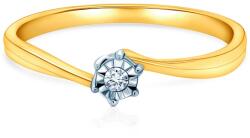 SAVICKI Inel de logodnă SAVICKI: aur bicolor, diamant - savicki - 4 866,00 RON