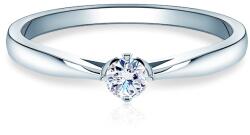 SAVICKI Inel de logodnă SAVICKI: aur alb, diamant - savicki - 3 742,00 RON