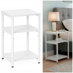 Springos Éjjeliszekrény Éjjeli Asztal Loft 59cm Hálószobai Könyvespolc Nakastlik Polc (HF0065)