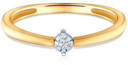 SAVICKI Inel de logodnă SAVICKI: aur bicolor, diamant - savicki - 3 568,00 RON