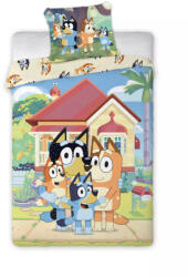 Bluey Family Home ágyneműhuzat 140×200cm, 70×90 cm (BRM023635)