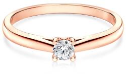 SAVICKI Inel de logodnă SAVICKI: aur roz, diamant - savicki - 3 218,00 RON