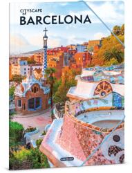 Ars Una Cityscape-Barcelona A/4 gumis dosszié (50215096) - grapa