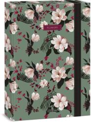 Ars Una Flowery green A/4 füzetbox (50855353)