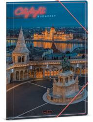 Ars Una City light-Budapest A/4 gumis dosszié (50214372)