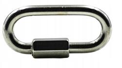 Milwar 4mm Karabiner 4x32 Saválló Csavarozott Láncszem inox rozsdamentes A4 8253 (8253404)