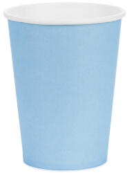  Egyszer használatos világoskék papír pohár 250 ml, 6 db/csomag (KPP90-001J-EU2)