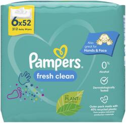  Pampers fresh clean nedves törlőkendő 6*52lap