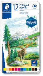 STAEDTLER Színes ceruza készlet, hatszögletű, STAEDTLER® "metallic 146M", 12 különböző metál szín