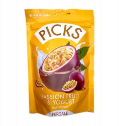 Pergalé fagyasztva szárított maracuja joghurt kocka tejes kakaós öntettel 90g Picks (4770179989128)