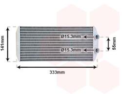 VAN WEZEL Výmenník tepla vnútorného kúrenia VAN WEZEL 40006312 (40006312)