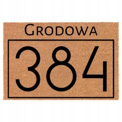 TabPrint Lábtörlő Bejárati Kókusz Bézs Sláger Az Utcád És A Lakóhelyed Száma (TWOJA ULICA I NUMER ZAMIESZKANIA)