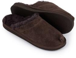 IRE SHOES férfi bőr papucs bárány gyapjú bélelt papucs 45-ös (KDW2218-067 - 45)