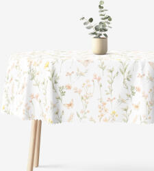 Goldea ovális teflonos terítő - pillangós kert 140 x 220 cm